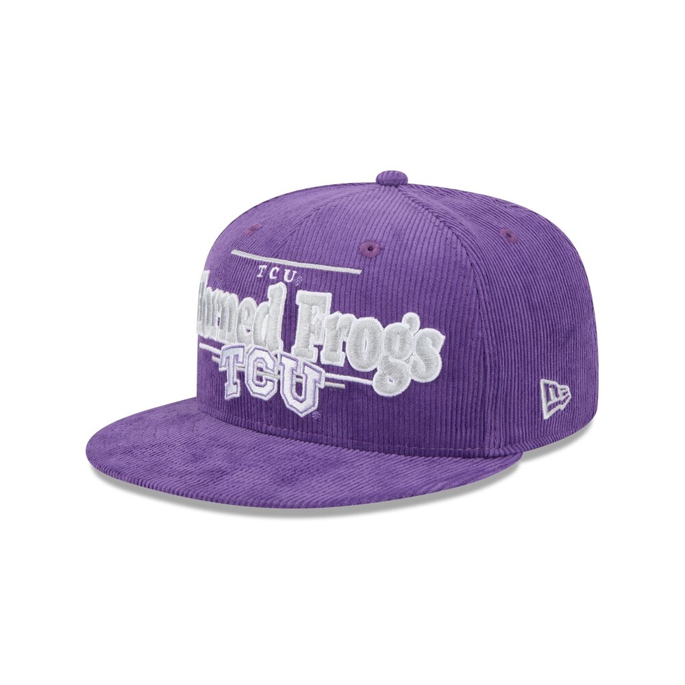 New Era TCU Horned Frogs Throwback Display 9FIFTY Snapback Hat - One Size